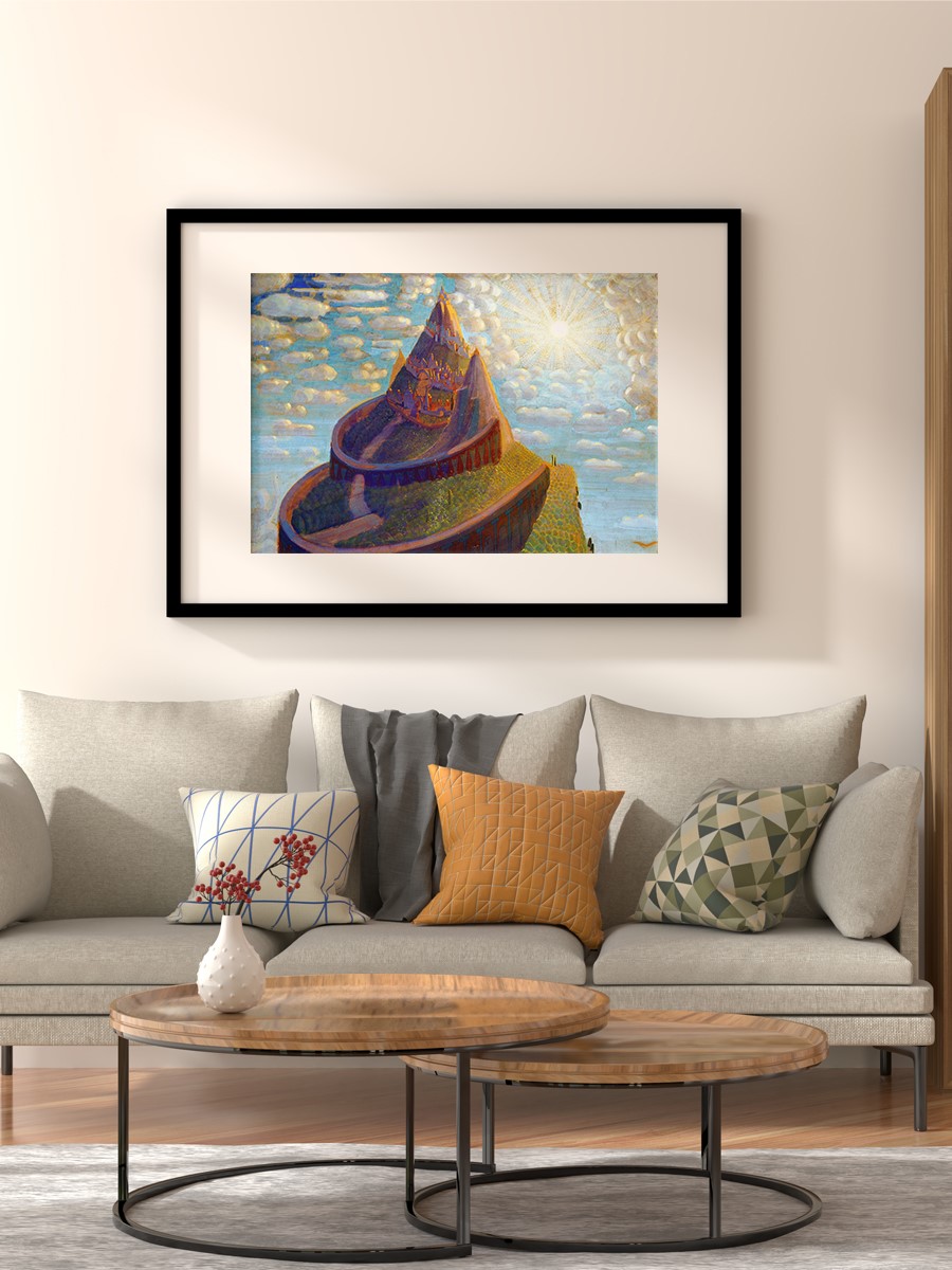 Fairy Tale Castle Tablo Sanatsal Ünlü Ressam Poster Çerçevesiz Yüksek Kalite Poster