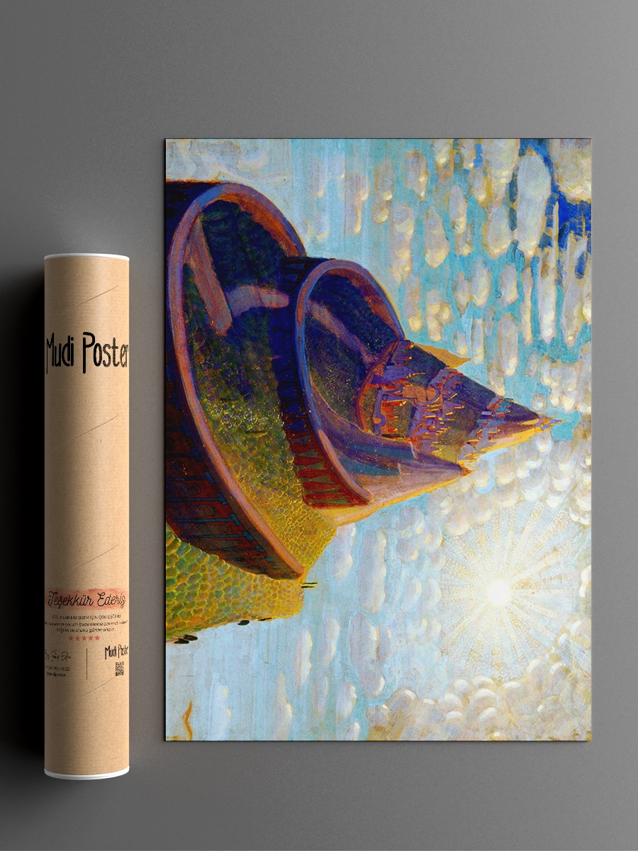Fairy Tale Castle Tablo Sanatsal Ünlü Ressam Poster Çerçevesiz Yüksek Kalite Poster