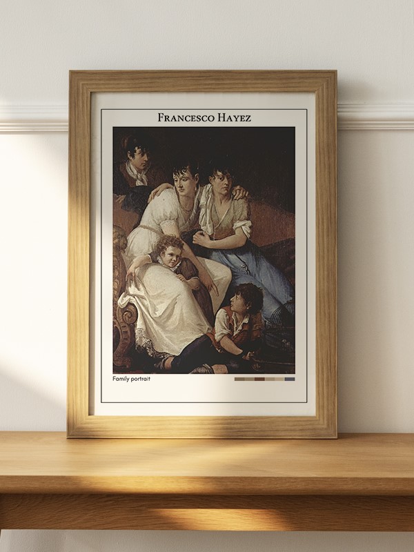 Francesco Hayez Family portrait Poster - En İyi Fiyatlarla