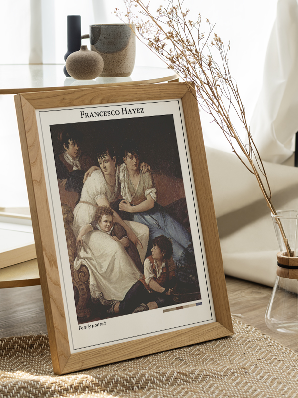Francesco Hayez Family portrait Poster