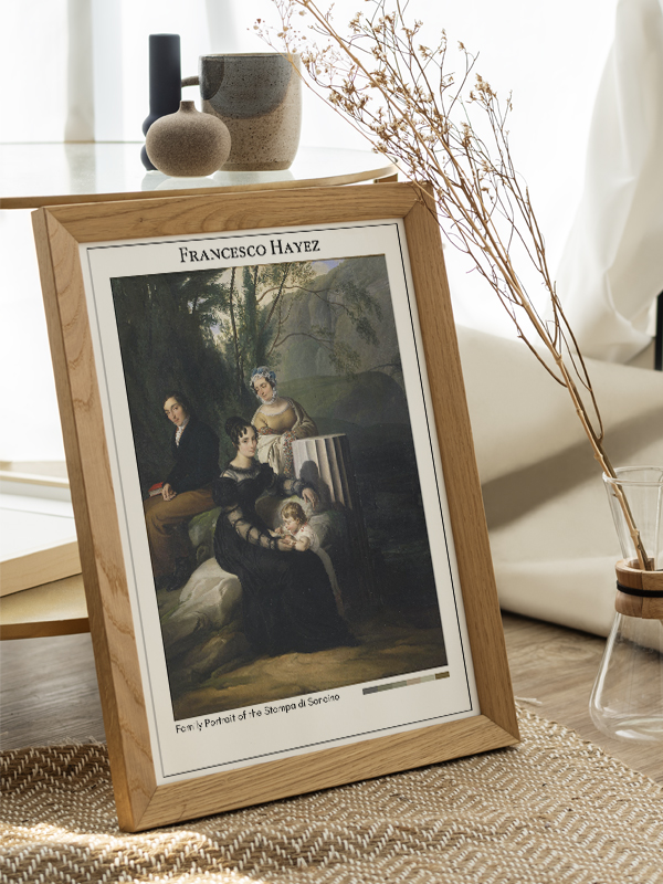 Francesco Hayez Family Portrait of the Stampa di Soncino Poster