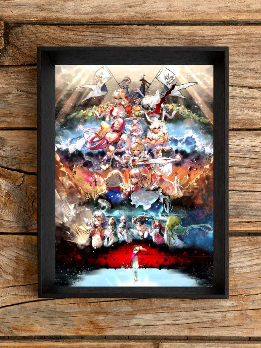 Fate Grand Order Anime 2 Anime Poster Çerçevesiz Yüksek Kalite Anime Duvar Poster