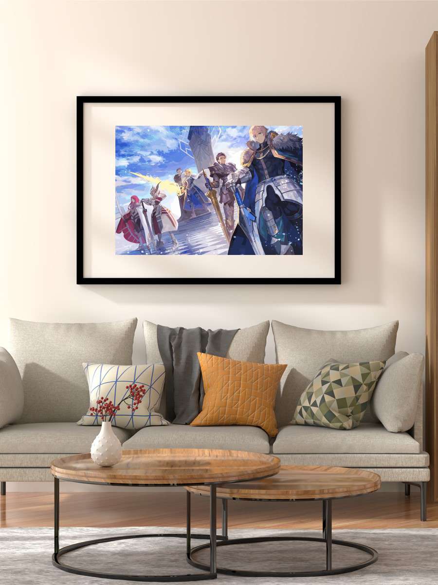 fate Anime Poster Çerçevesiz Yüksek Kalite Anime Duvar Poster