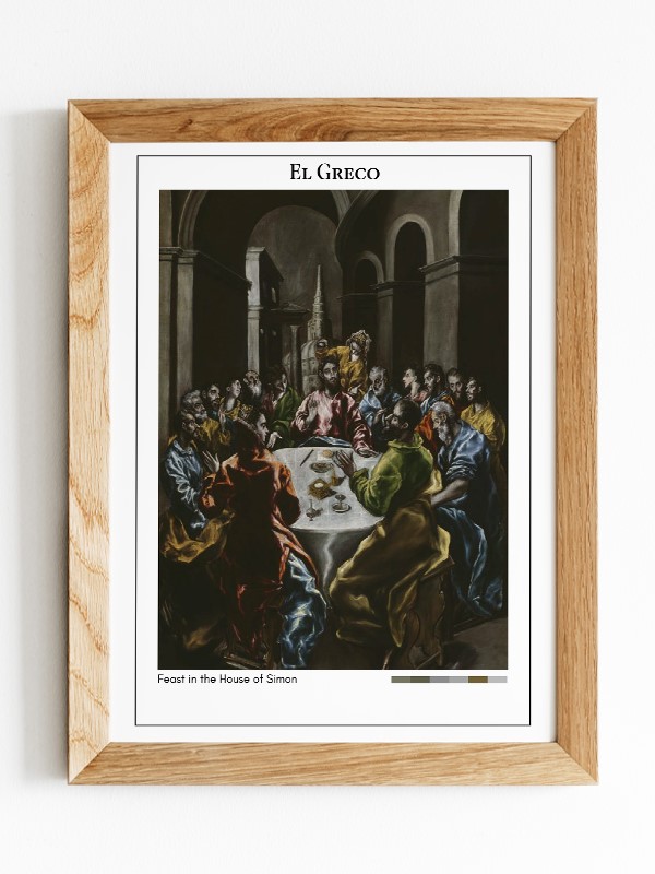 El Greco Feast in the House of Simon Poster