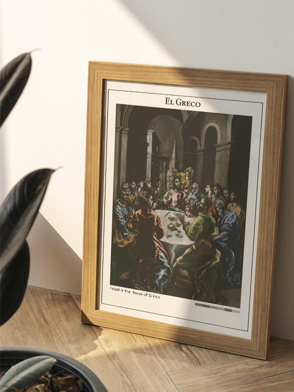 El Greco Feast in the House of Simon Poster