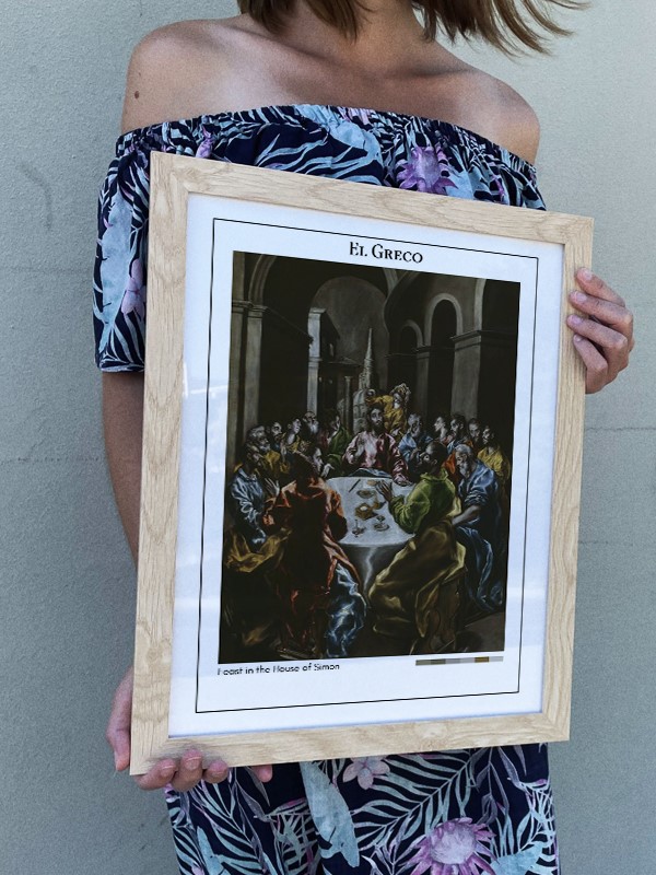 El Greco Feast in the House of Simon Poster
