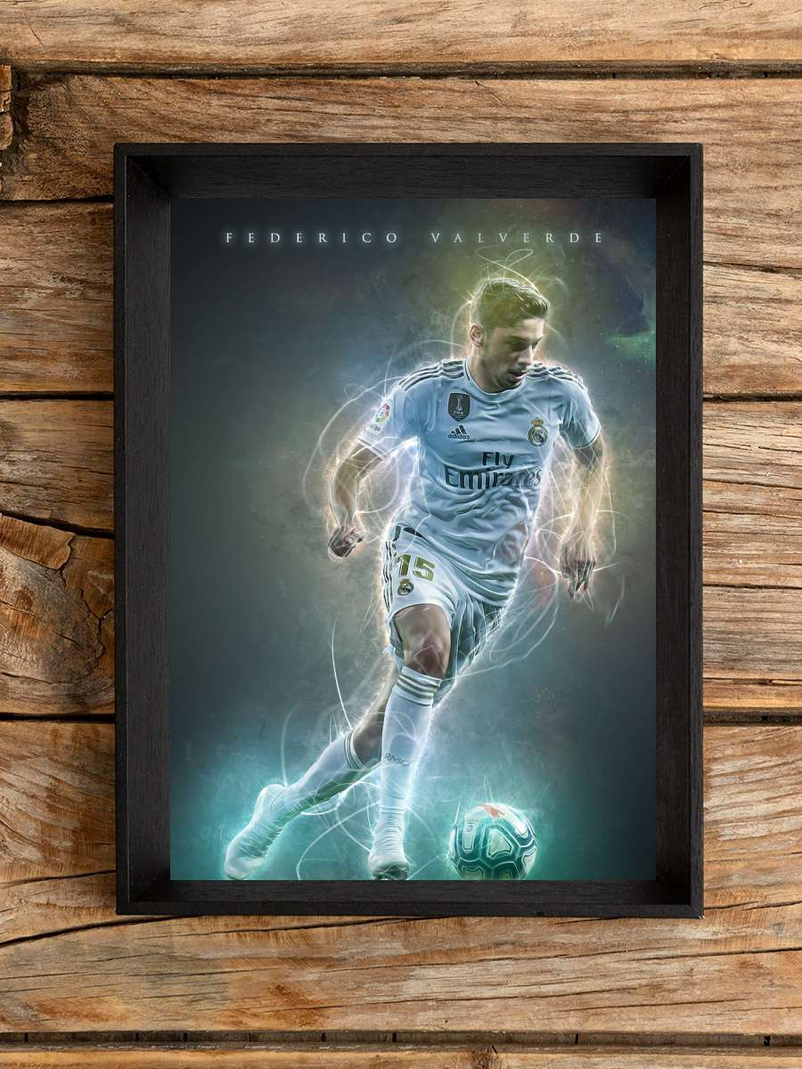 Federico Valverde Futbol Poster Çerçevesiz Yüksek Kalite Futbolcu Duvar Poster