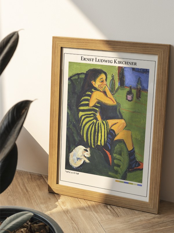 Ernst Ludwig Kirchner Female Artist Poster