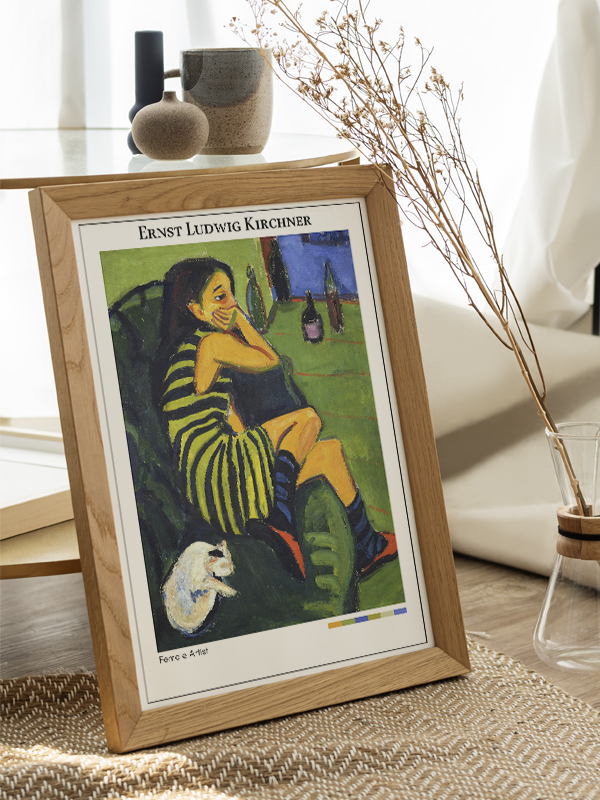 Ernst Ludwig Kirchner Female Artist Poster