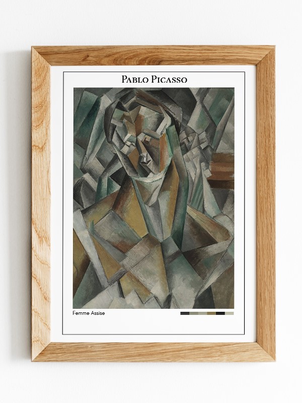 Pablo Picasso Femme Assise Poster