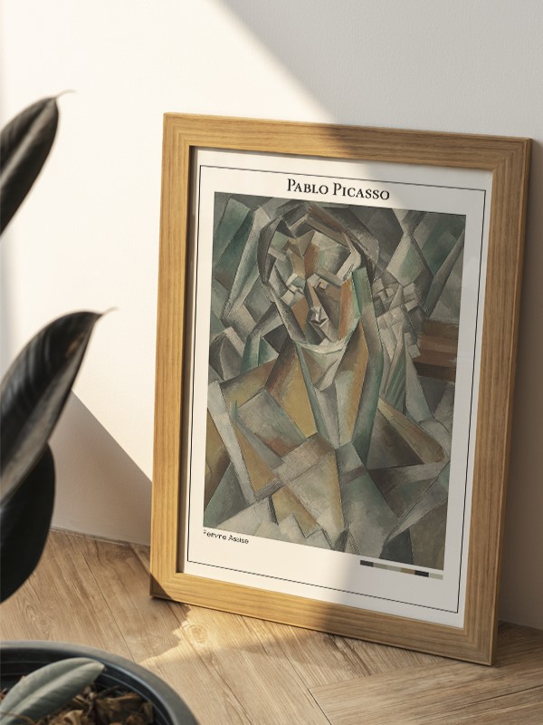 Pablo Picasso Femme Assise Poster