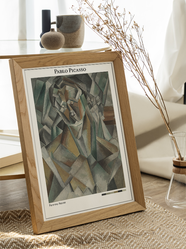 Pablo Picasso Femme Assise Poster