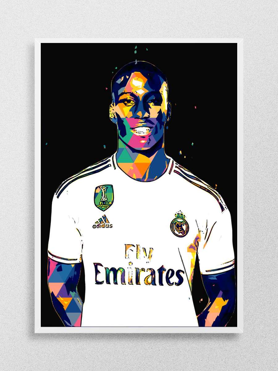 Ferland Mendy Futbol Poster Çerçevesiz Yüksek Kalite Futbolcu Duvar Poster