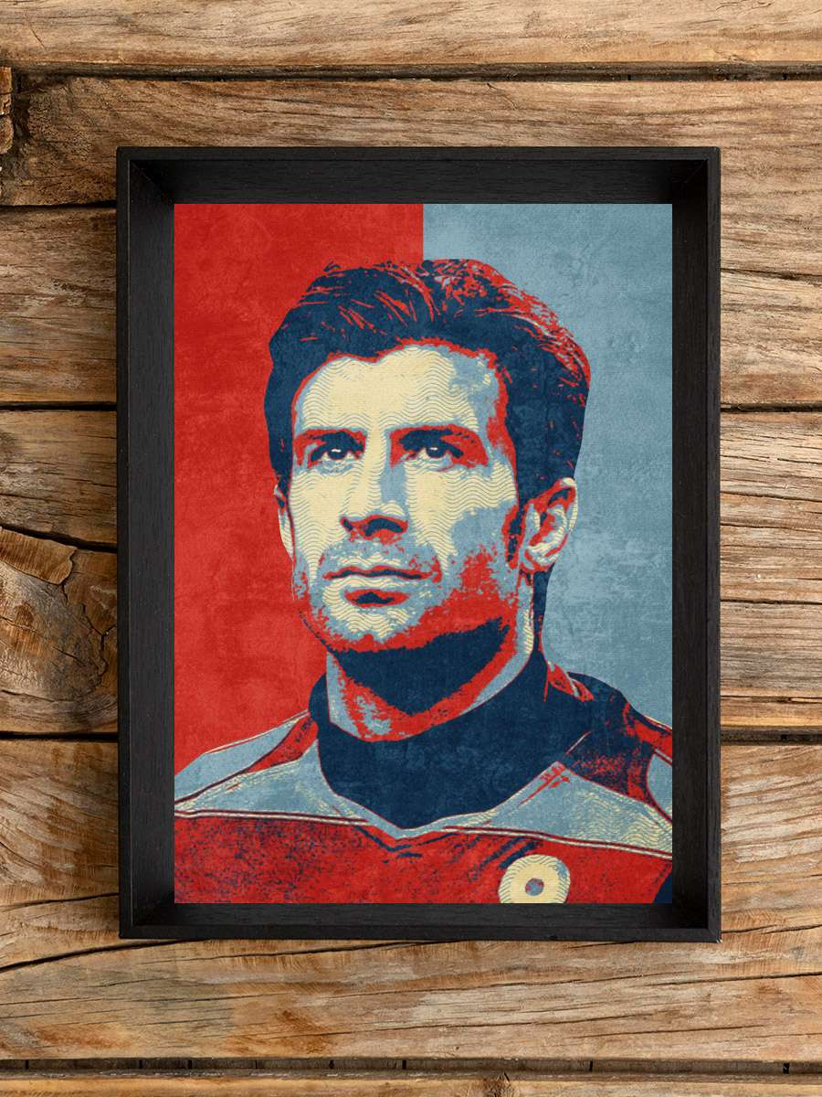 figo Futbol Poster Çerçevesiz Yüksek Kalite Futbolcu Duvar Poster