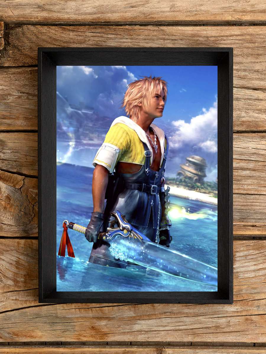Final Fantasy X Tidus Anime Poster Çerçevesiz Yüksek Kalite Anime Duvar Poster