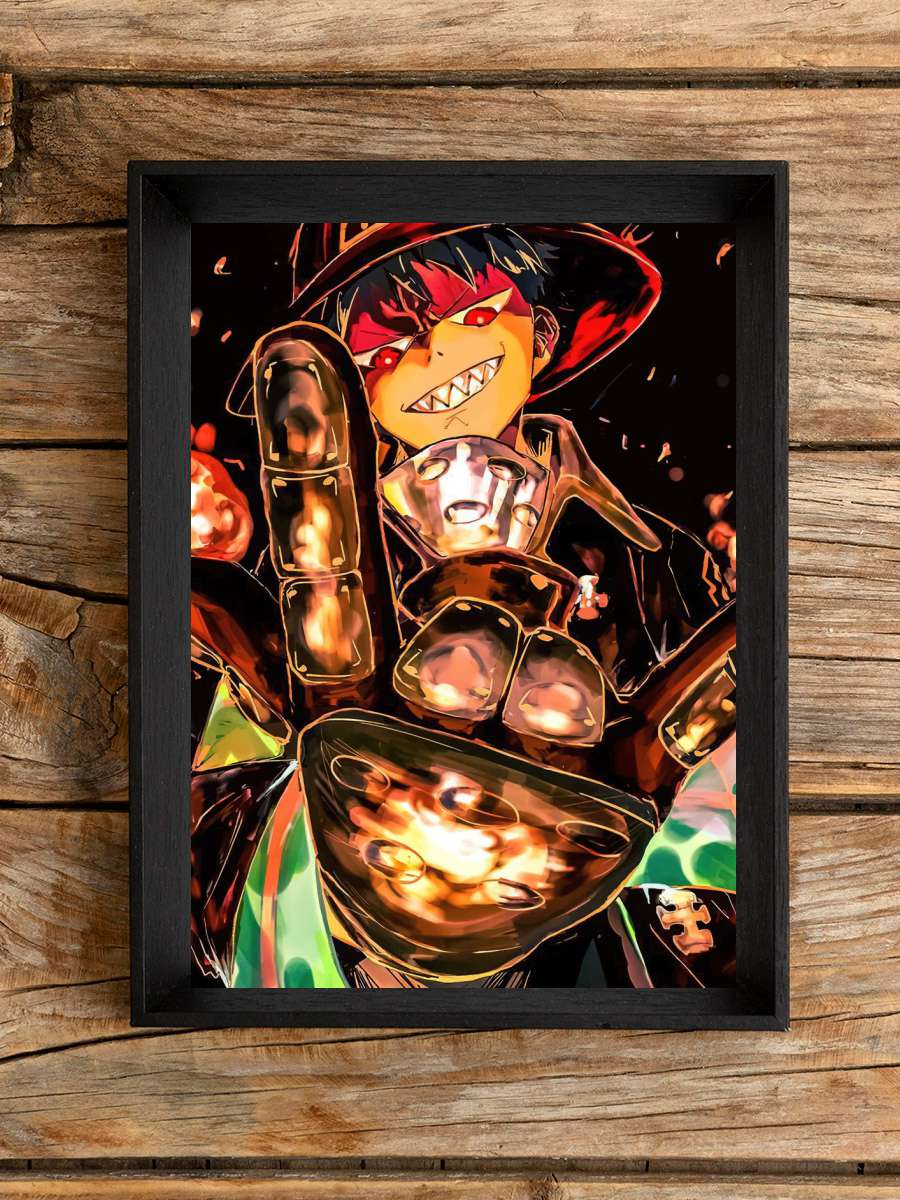 Fire Force Anime Poster Çerçevesiz Yüksek Kalite Anime Duvar Poster