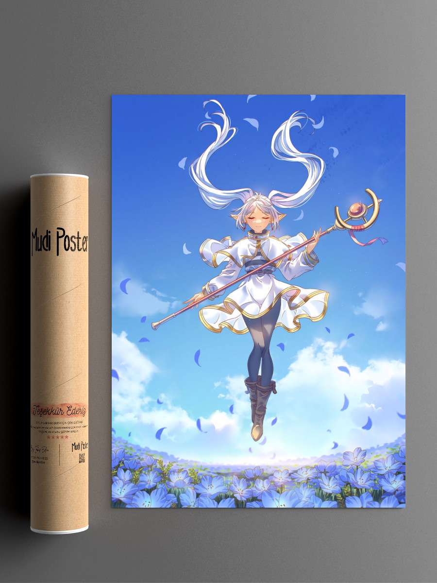 Flowers Journeys Anime Poster Çerçevesiz Yüksek Kalite Anime Duvar Poster