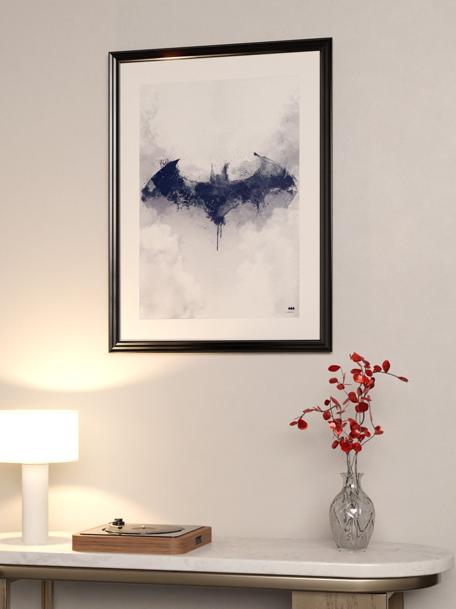 Fogged Bat Poster, Çerçevesiz Tv Film Poster