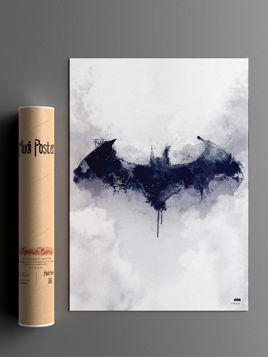 Fogged Bat Poster, Çerçevesiz Tv Film Poster