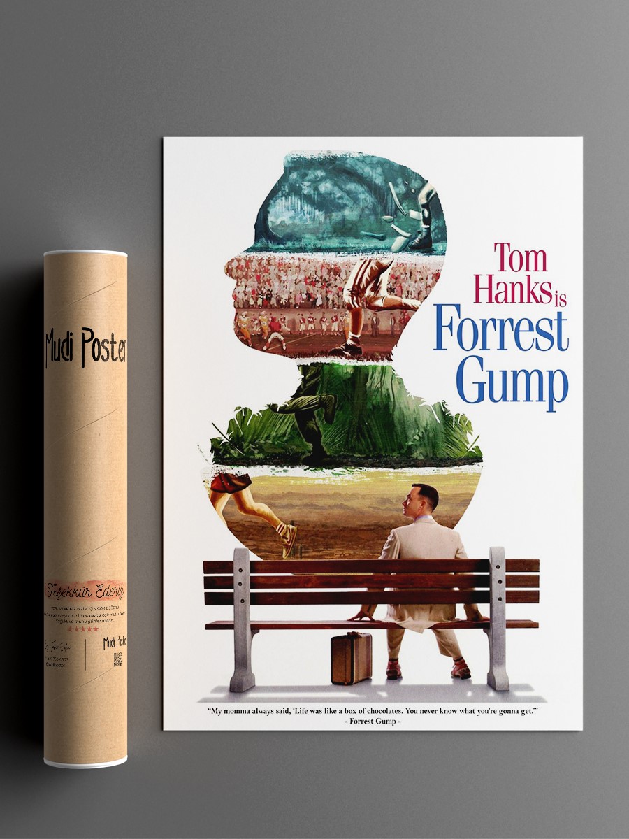 Forrest Gump Poster, Çerçevesiz Tv Film Poster