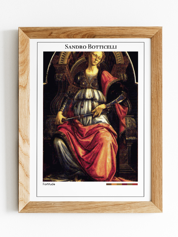 Sandro Botticelli Fortitude Poster
