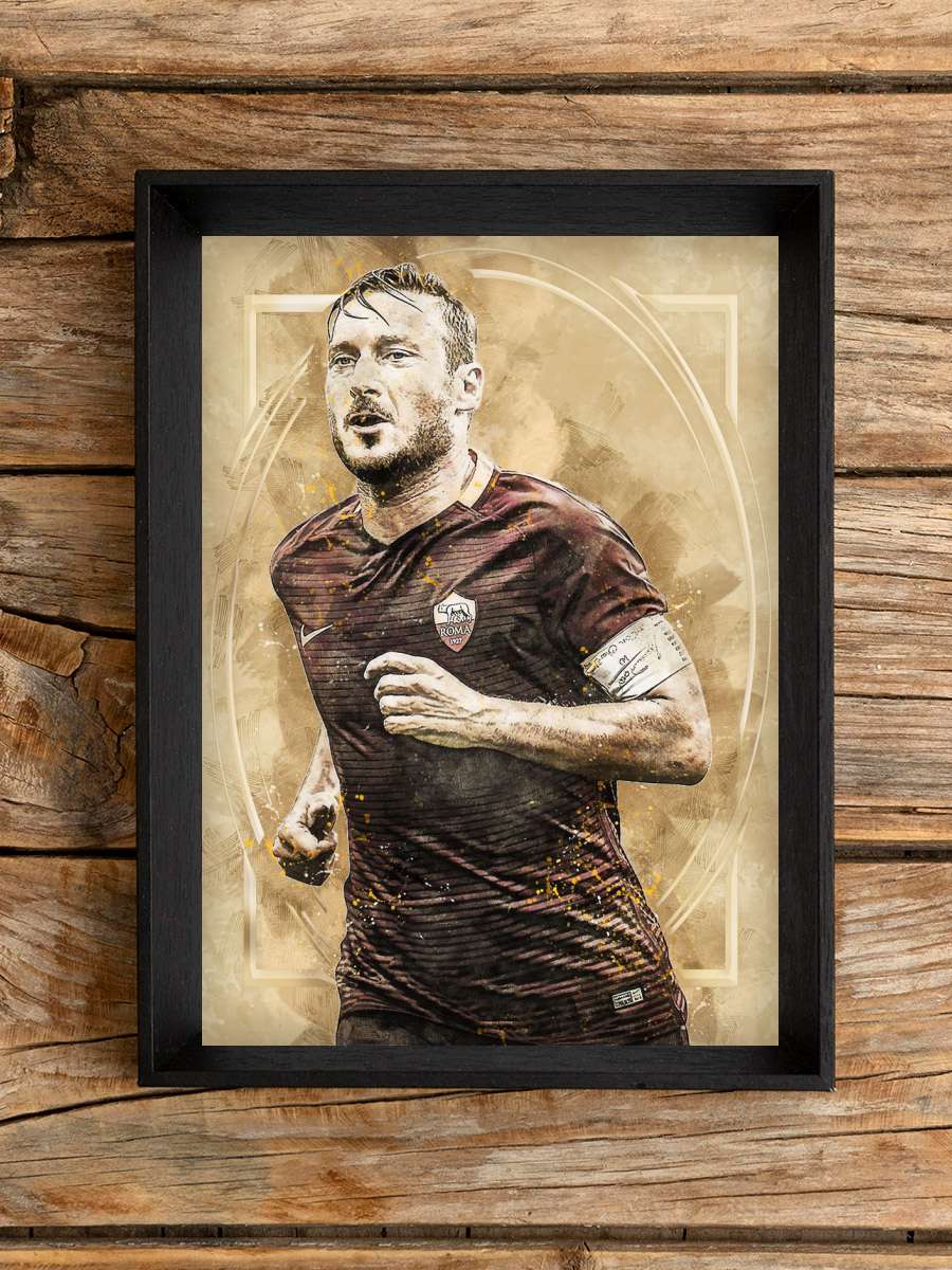 Francesco Totti Futbol Poster Çerçevesiz Yüksek Kalite Futbolcu Duvar Poster