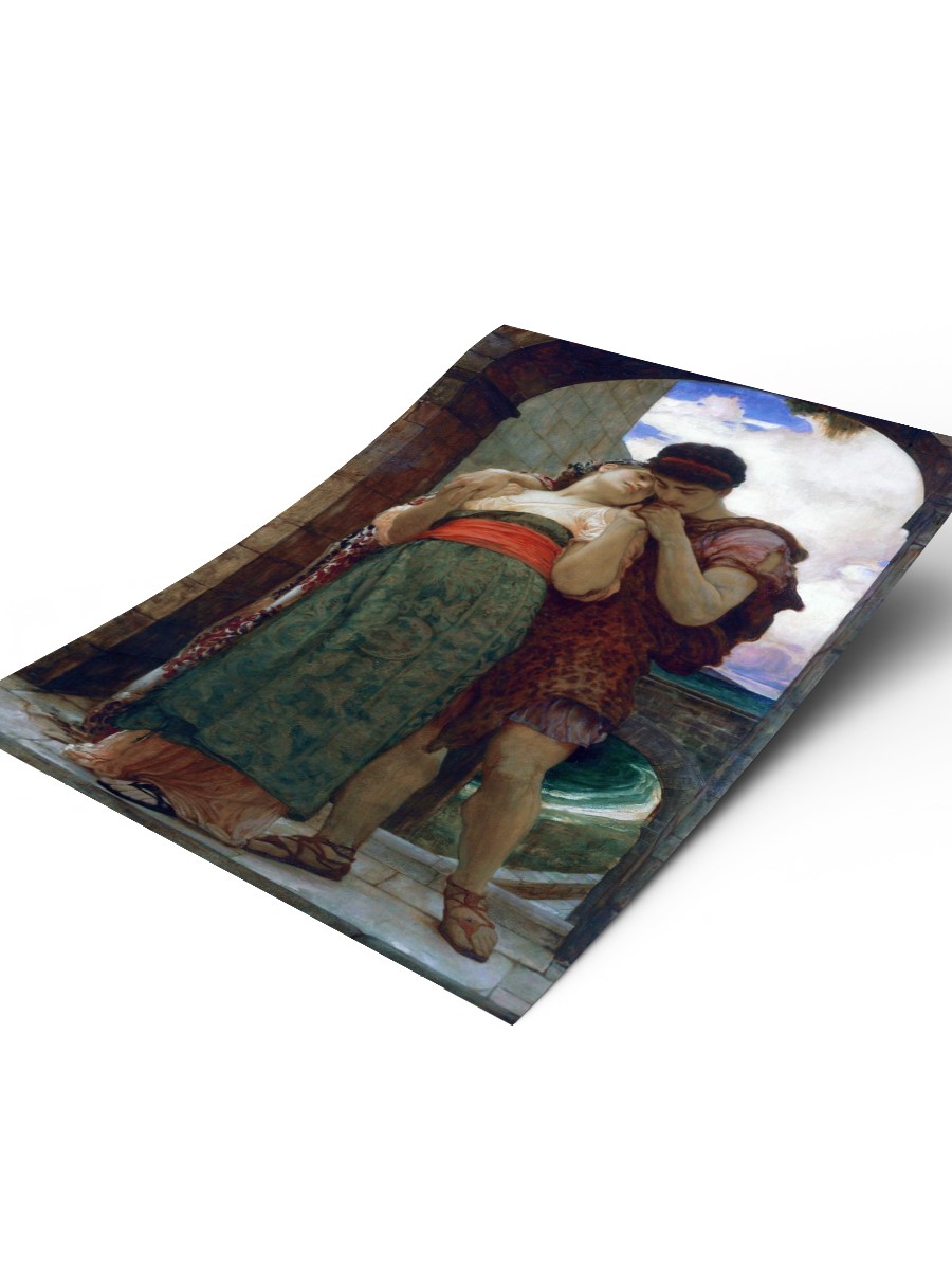 Frederic Leighton Wedded Tablo Sanatsal Ünlü Ressam Poster Çerçevesiz Yüksek Kalite Poster