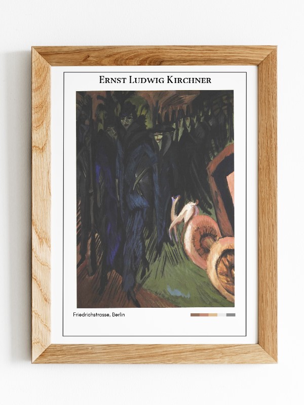 Ernst Ludwig Kirchner Friedrichstrasse, Berlin Poster