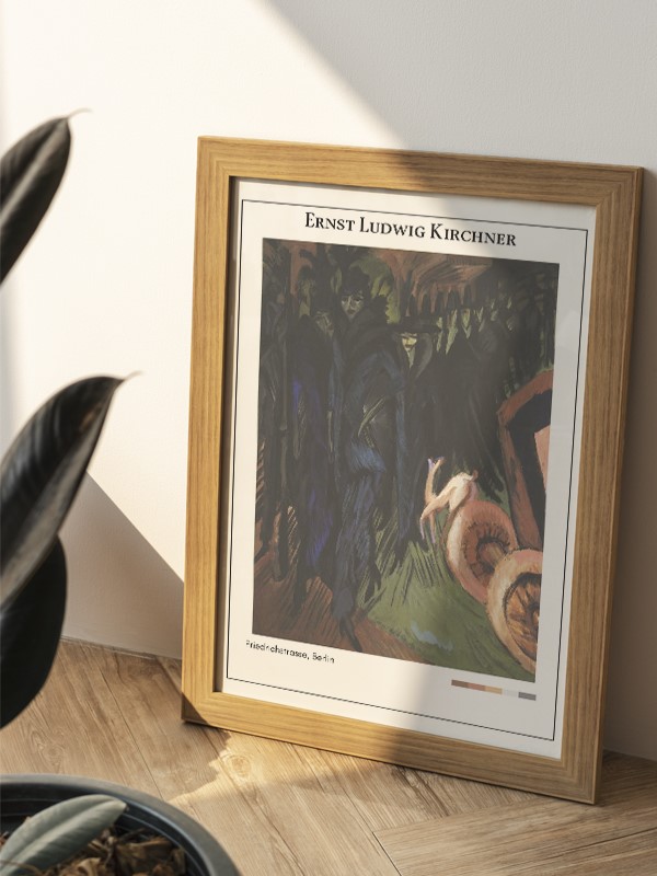 Ernst Ludwig Kirchner Friedrichstrasse, Berlin Poster