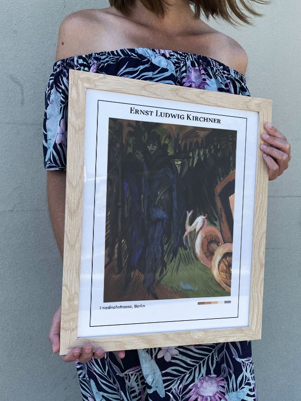 Ernst Ludwig Kirchner Friedrichstrasse, Berlin Poster