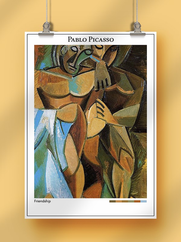 Pablo Picasso Friendship Poster