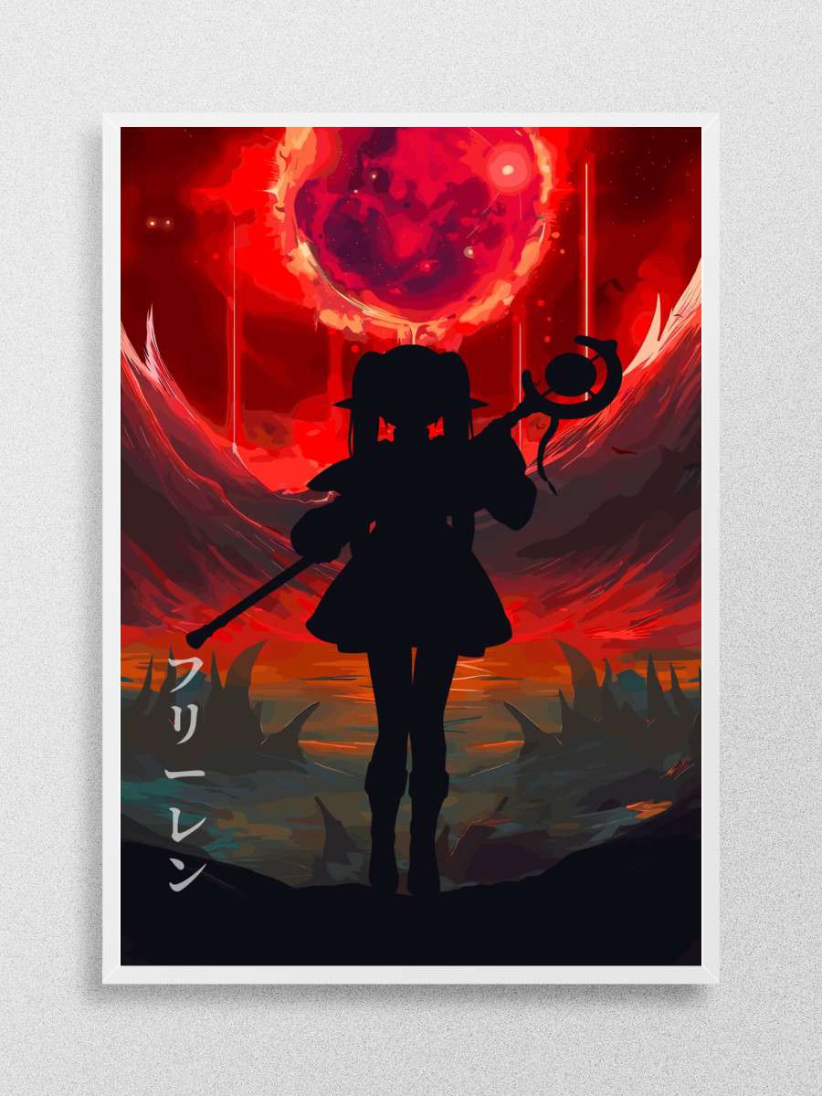 Frieren Bloody Anime Poster Çerçevesiz Yüksek Kalite Anime Duvar Poster
