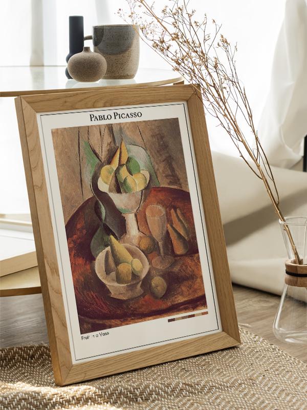 Pablo Picasso Fruit in a Vase Poster