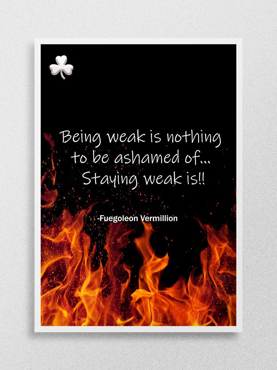 Fuegoleon Vermillion  Anime Poster Çerçevesiz Yüksek Kalite Anime Duvar Poster