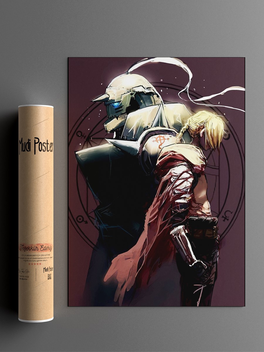 Fullmetal Alchemist Poster, Çerçevesiz Tv Film Poster