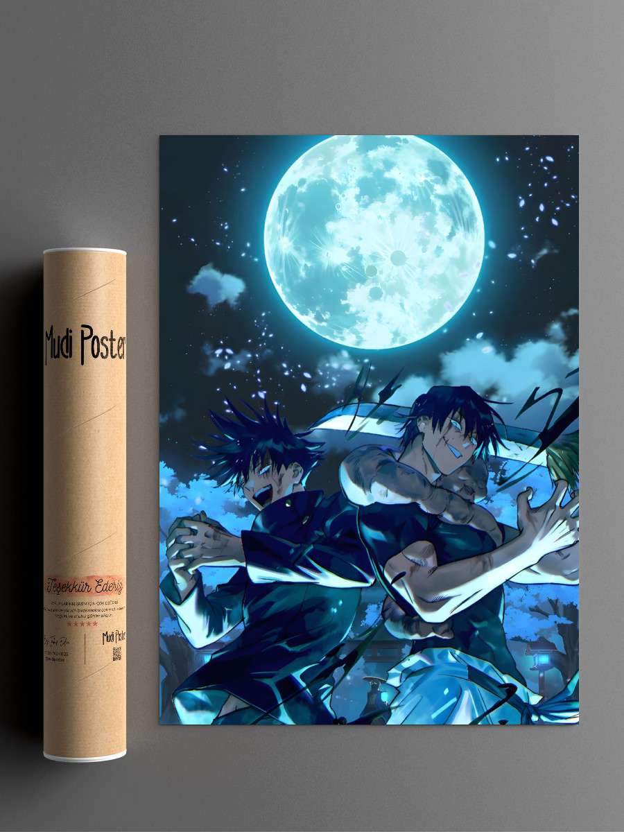 Fushiguro Toji Anime Poster Çerçevesiz Yüksek Kalite Anime Duvar Poster