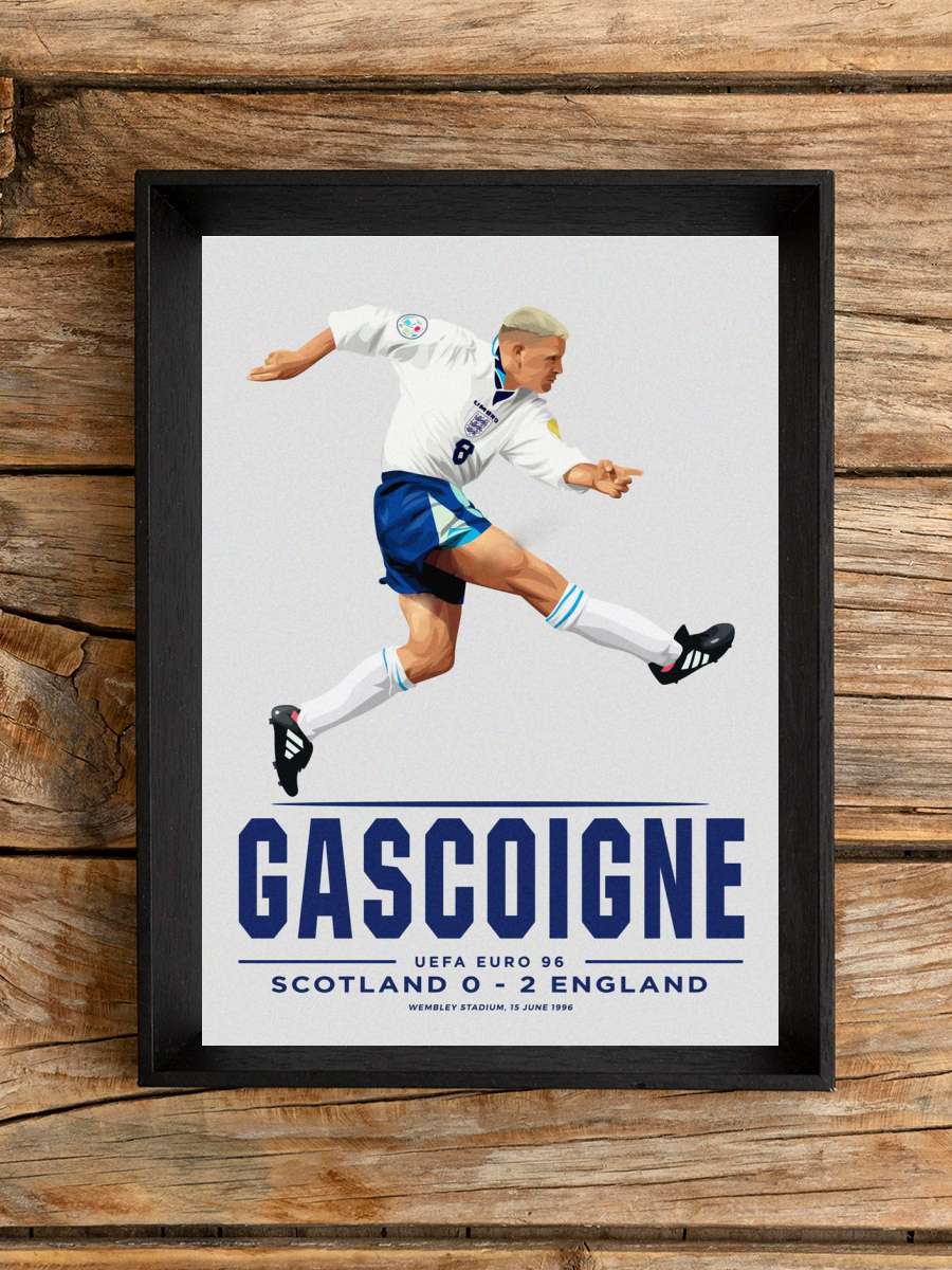 Gazza Futbol Poster Çerçevesiz Yüksek Kalite Futbolcu Duvar Poster