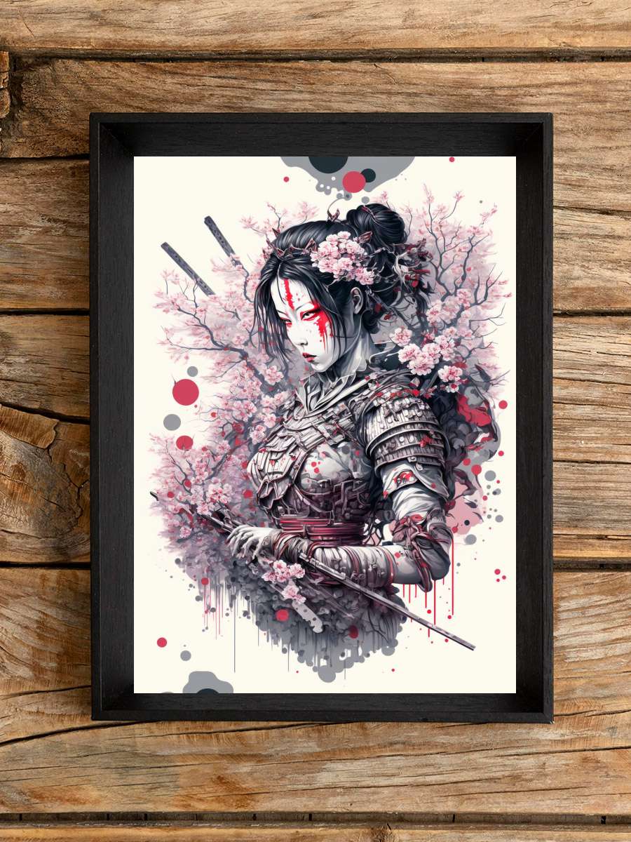 Geisha Samurai Anime Poster Çerçevesiz Yüksek Kalite Anime Duvar Poster