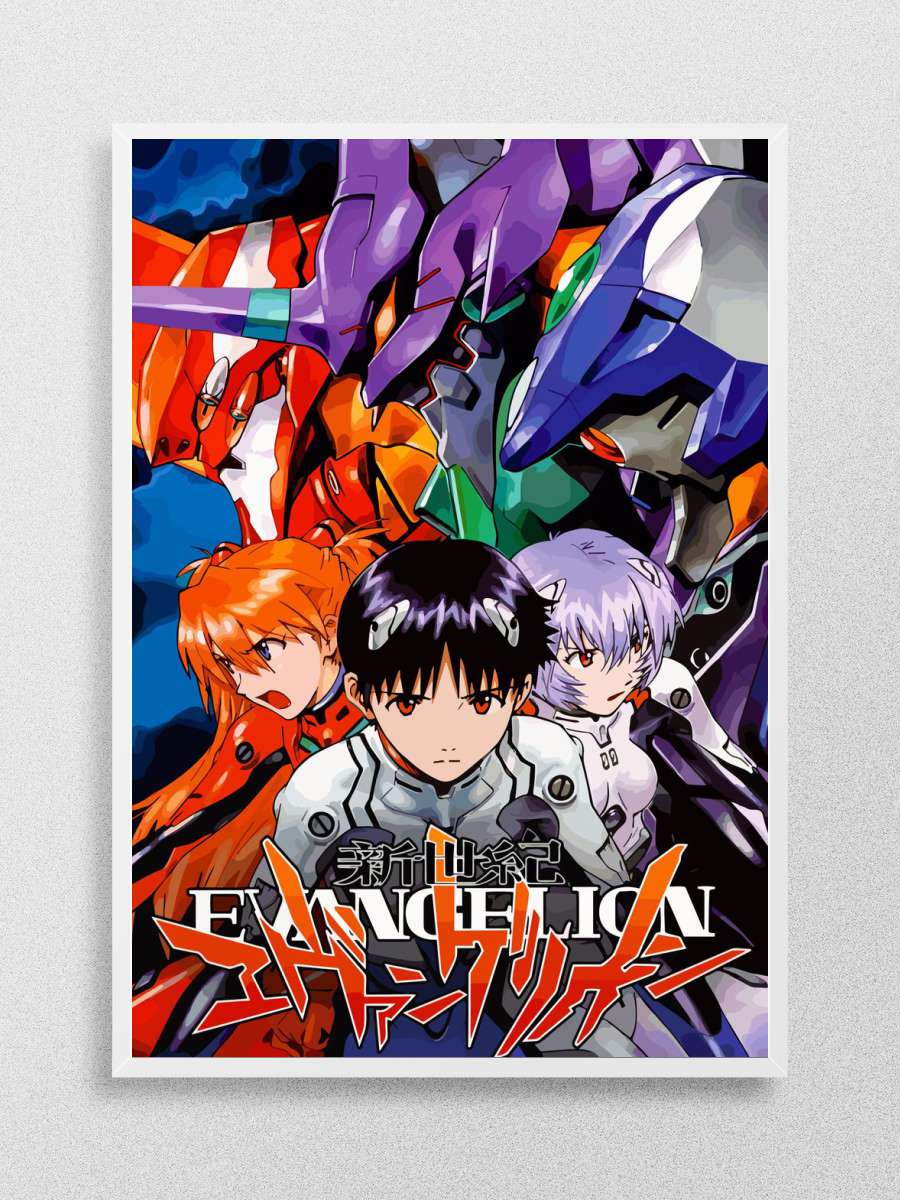 Genesis Evangelion Anime Poster Çerçevesiz Yüksek Kalite Anime Duvar Poster