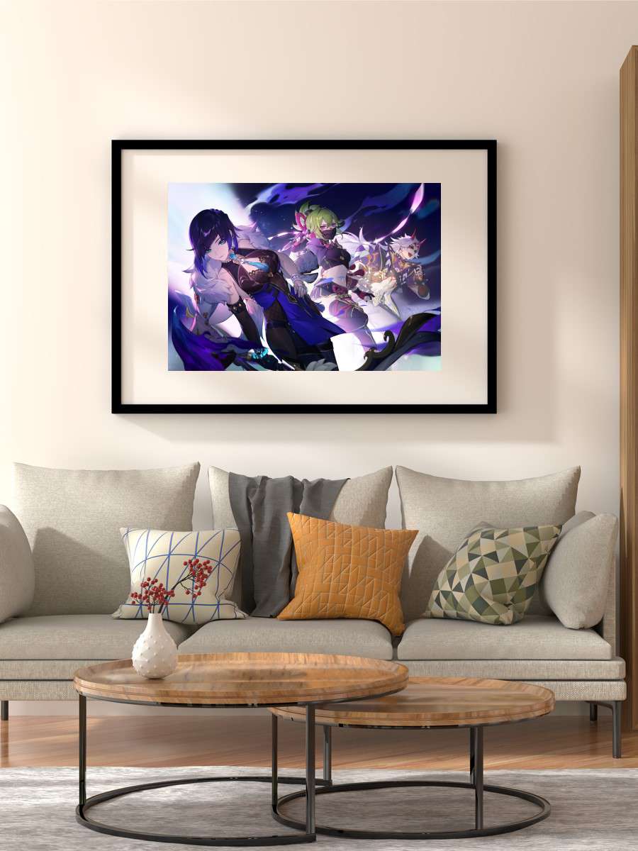 Genshin Impact 2022 H Anime Poster Çerçevesiz Yüksek Kalite Anime Duvar Poster