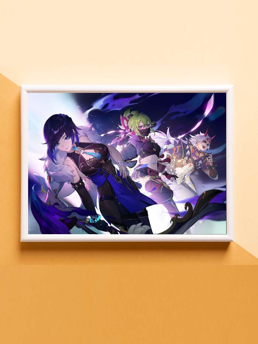 Genshin Impact 2022 H Anime Poster Çerçevesiz Yüksek Kalite Anime Duvar Poster