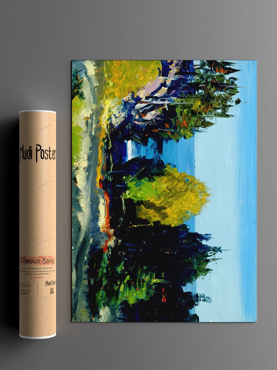 George Bellows The Grove Tablo Sanatsal Ünlü Ressam Poster Çerçevesiz Yüksek Kalite Poster