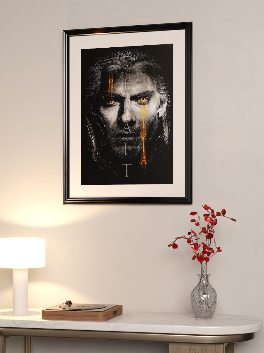 Geralt of Rivia Poster, Çerçevesiz Tv Film Poster