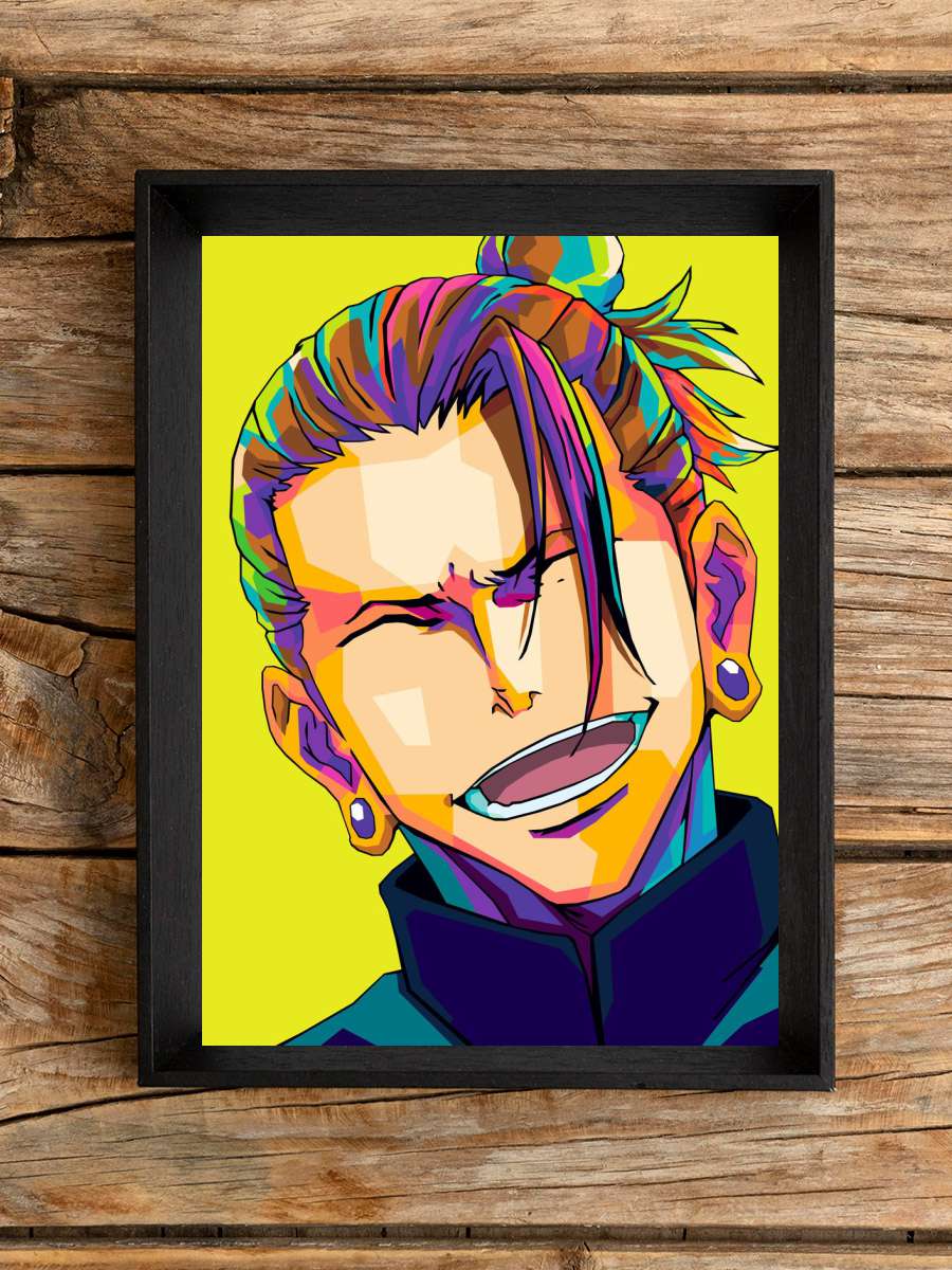 geto suguru pop art Anime Poster Çerçevesiz Yüksek Kalite Anime Duvar Poster