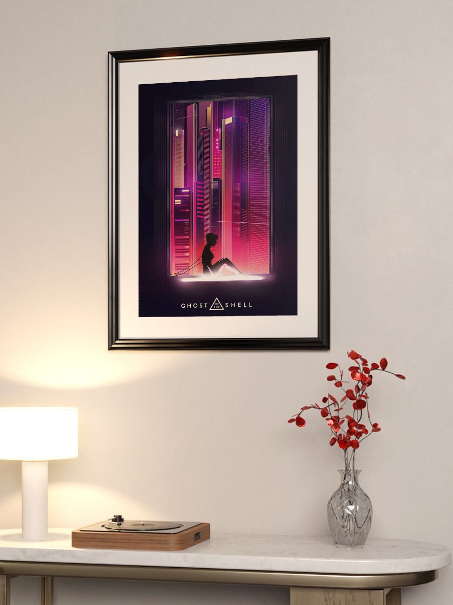 Ghost in the shell poster Poster, Çerçevesiz Tv Film Poster