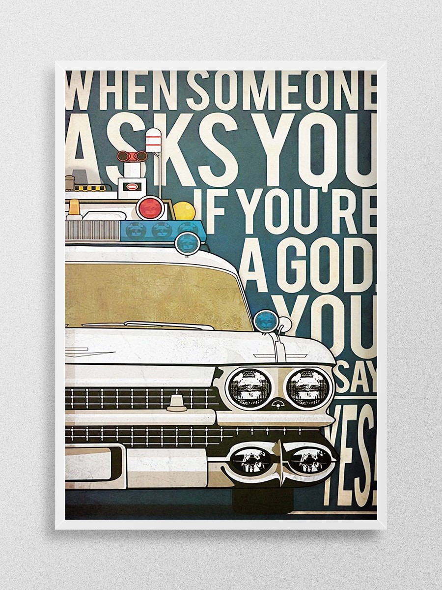 Ghostbusters movie Poster, Çerçevesiz Tv Film Poster