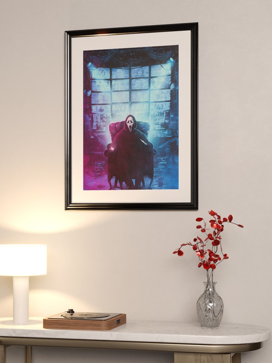 Ghostface Lair Poster, Çerçevesiz Tv Film Poster