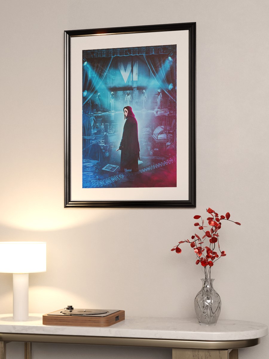 Ghostface Shrine Poster, Çerçevesiz Tv Film Poster