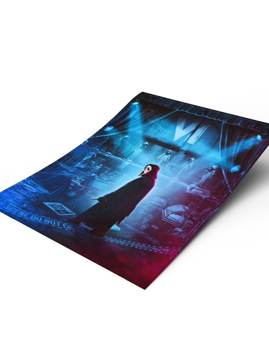 Ghostface Shrine Poster, Çerçevesiz Tv Film Poster