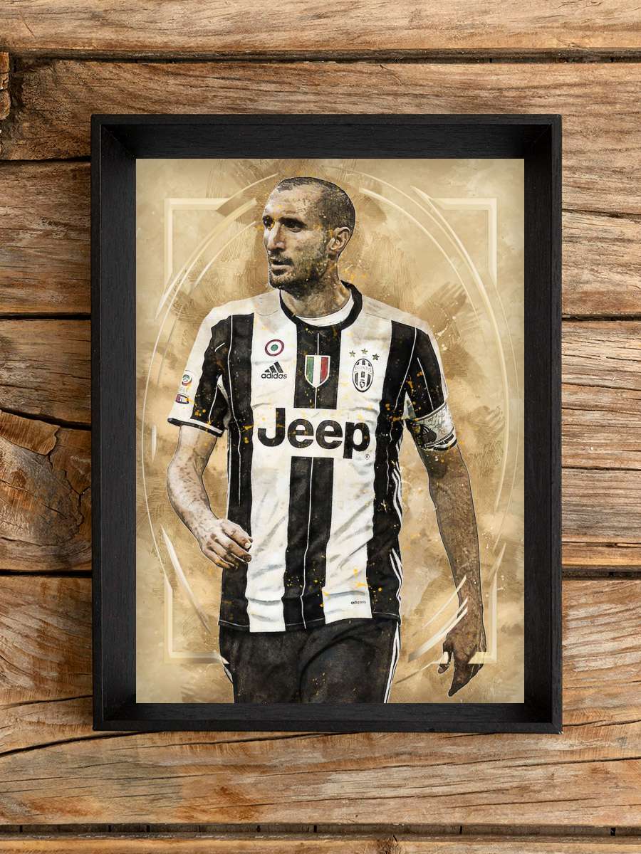 Giorgio Chiellini Futbol Poster Çerçevesiz Yüksek Kalite Futbolcu Duvar Poster